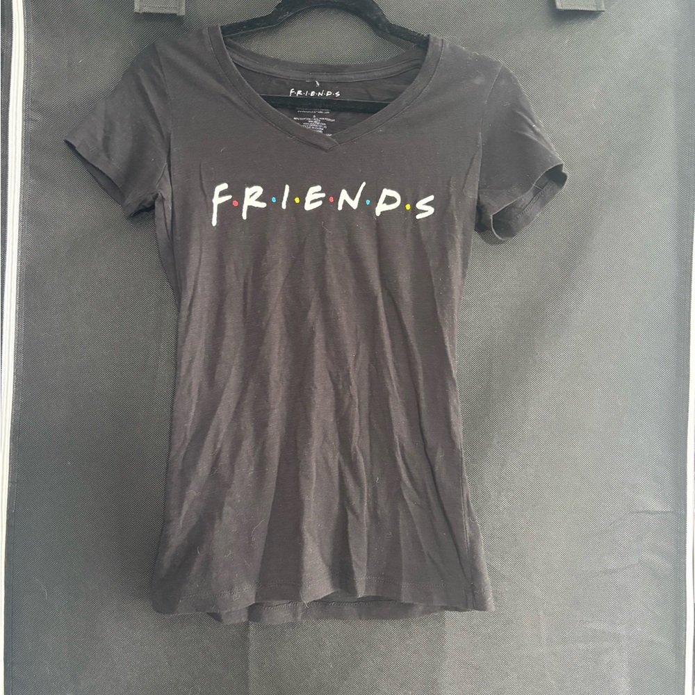 FRIENDS Black Short Sleeve Tee